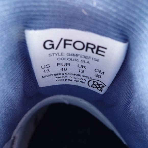 NEW Men\'s G/FORE G.112 Golf Shoes G4MF23EF104-SLA Slate main image 12